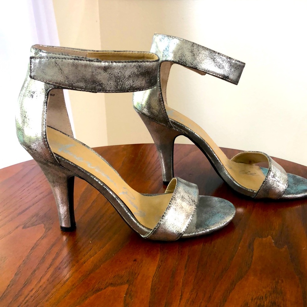 American Rag silver ankle strap